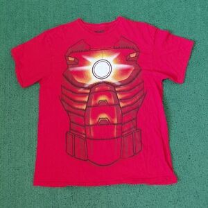 Marvel Iron Man Suit Red Super Hero T Shirt Sz XL